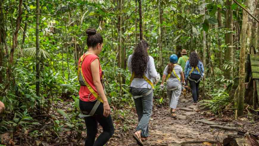 Erkunden und Kennenlernen des Amazonas, Reserva Natural Tanimboca, Fauna und Flora Sichtung, Amazonas, Colombia