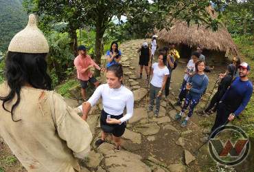 Indigene Führer der Verlorenen Stadt, Wiwa Tours, Wandern, Santa Marta, Colombia